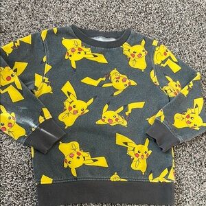 Pokemon Pikachu Kids Sweater - Yellow and Gray